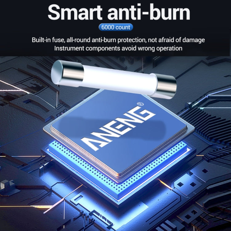 ANENG 681 LCD Digital Display Screen Smart Automatic Range Rechargeable Multimeter(Black) - free shipping - PMC TechLife - Order now!