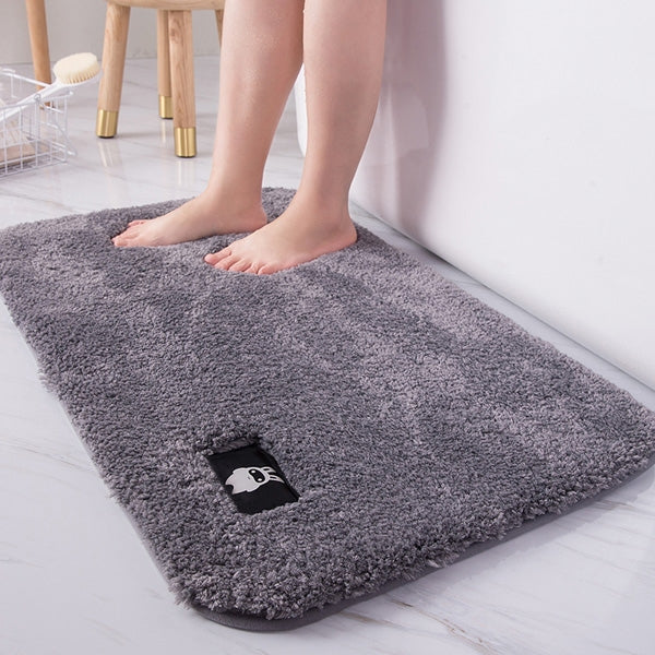 Bathroom Toilet Absorbent Bath Mat Carpet Bedroom Non-slip Foot Pad, Size:40x60cm(Dark Grey) - free shipping - PMC TechLife - Order now!