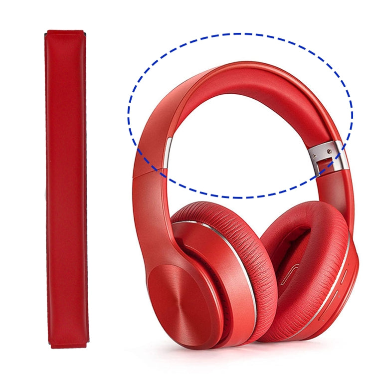 Protein Skin Headband Pad For Edifier W820BT / W828NB(Red) - Earmuff & Pad by PMC TechLife | Online Shopping South Africa | PMC TechLife