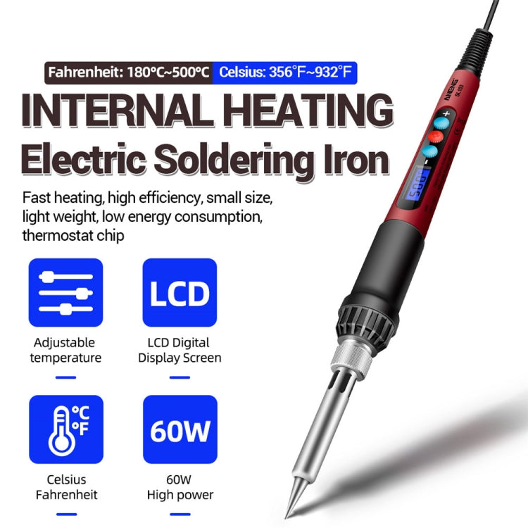 ANENG 60W Adjustable Temperature Electric Soldering Iron Welding Tool, US Plug(SL103) - free shipping - PMC TechLife - Order now!