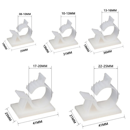 100 PCS  Y-1316 Adjustable Self-Adhesive Wire Fixing Cable Organizer(White) - Cable Organizer by null | Online Shopping South Africa | PMC Jewellery | Buy Now Pay Later Mobicred