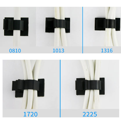 100 PCS Y-1013 Adjustable Self-Adhesive Wire Fixing Cable Organizer (Black) - Cable Organizer by null | Online Shopping South Africa | PMC Jewellery | Buy Now Pay Later Mobicred