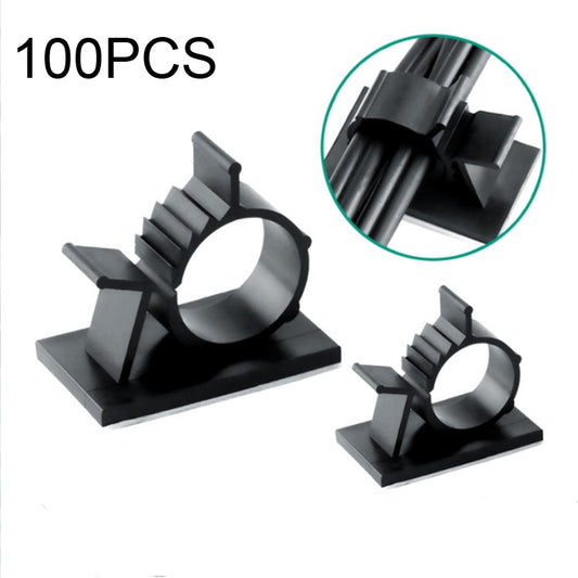 100 PCS Y-1013 Adjustable Self-Adhesive Wire Fixing Cable Organizer (Black) - Cable Organizer by null | Online Shopping South Africa | PMC Jewellery | Buy Now Pay Later Mobicred