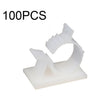 100 PCS Y-2225 Adjustable Self-Adhesive Wire Fixing Cable Organizer(White) - Cable Organizer by PMC TechLife | Online Shopping South Africa | PMC TechLife
