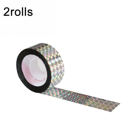 2rolls  4.8 x 50m Double-sided Bird Repeller Ribbon Anti Bird Tape Flashing Reflective Bird Repellent(Laser Frid) - free shipping - PMC Jewellery - Order now!