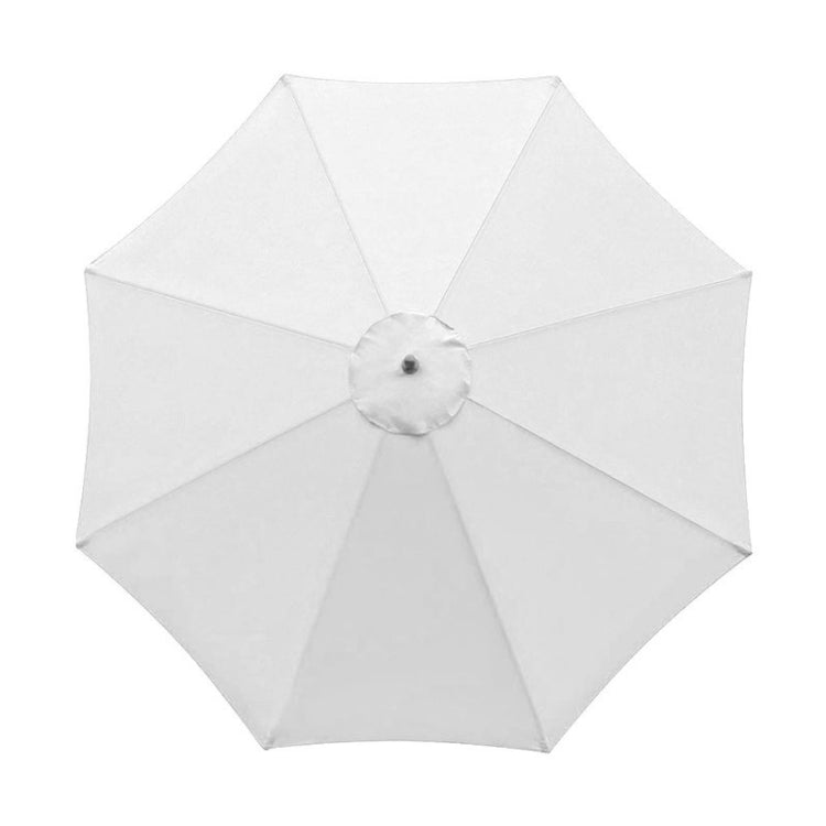 Polyester Parasol Replacement Cloth Round Garden Umbrella Cover, Size: Diameter 3m 8 Ribs(Creamy-white) - free shipping - PMC TechLife - Order now!