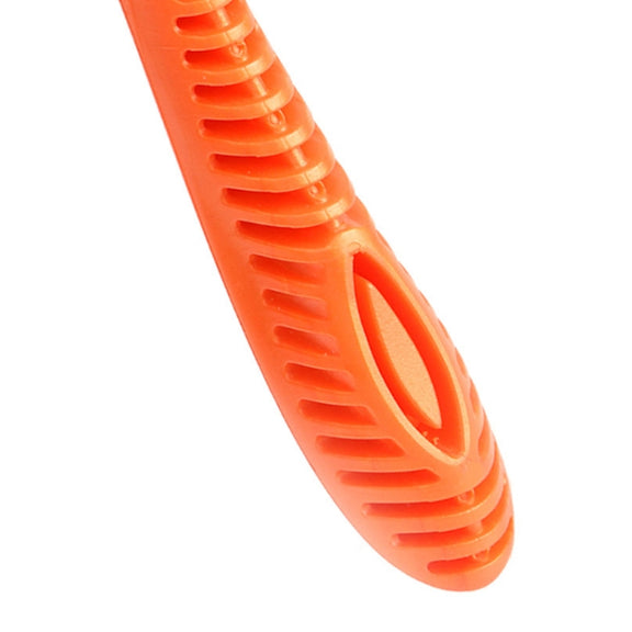 Five-layer Stainless Steel Disposable Cutter Head Disposable Manual Shaver(Orange)