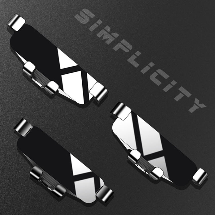 650 Vehicle-mounted Mobile Phone Gravity Bracket Air Outlet Navigation Holder, Color:Black - Car Holders by PMC TechLife | Online Shopping South Africa | PMC TechLife