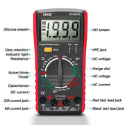 ANENG Automatic High-Precision Intelligent Digital Multimeter, Model:DT9205A HOLD Key(Orange)