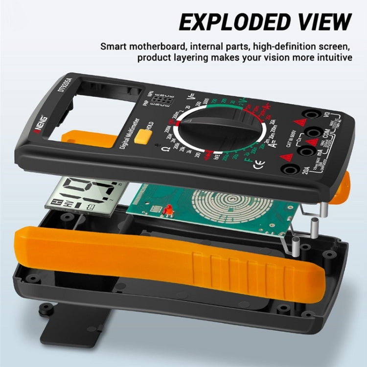 ANENG Automatic High-Precision Intelligent Digital Multimeter, Model:DT9205A HOLD Key(Orange) - Digital Multimeter by ANENG | Online Shopping South Africa | PMC TechLife | Buy Now Pay Later Mobicred