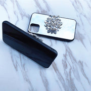 2 PCS Lazy Man Live Shooting Mobile Phone Rotating Ring Buckle Holder, Style:Full of Pearls