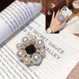 2 PCS Lazy Man Live Shooting Mobile Phone Rotating Ring Buckle Holder, Style:Round Pearl - Ring Holder by PMC TechLife | Online Shopping South Africa | PMC TechLife