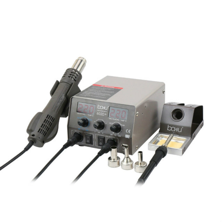 BAKU BA-602D+ Welding Station Set Dual Digital Display Mobile Phone Repair Tin Welding Tool, Specification:EU Plug - free shipping - PMC TechLife - Order now!
