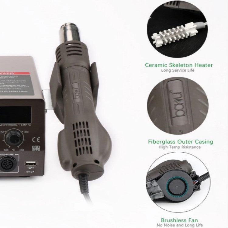 BAKU BA-602D+ Welding Station Set Dual Digital Display Mobile Phone Repair Tin Welding Tool, Specification:EU Plug - free shipping - PMC TechLife - Order now!