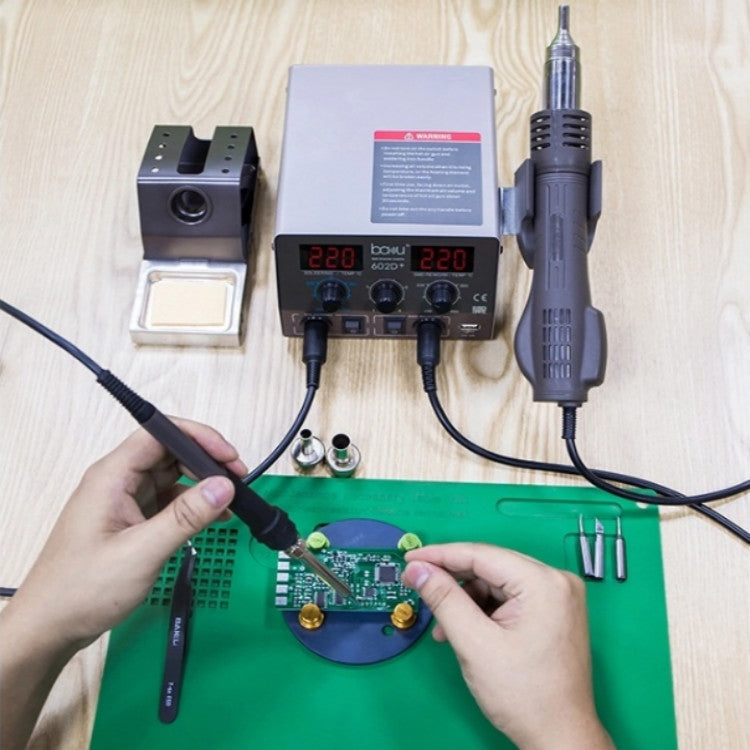 BAKU BA-602D+ Welding Station Set Dual Digital Display Mobile Phone Repair Tin Welding Tool, Specification:US Plug - free shipping - PMC TechLife - Order now!