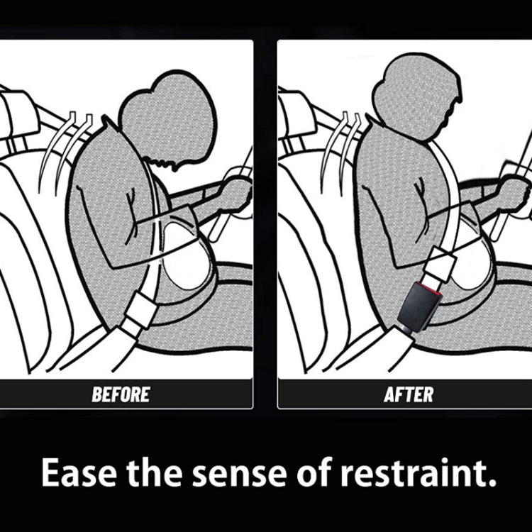 2 PCS Child And Pregnant Woman Car Seat Belt Extender, Length:23cm(Black) - Seat Belts & Padding by PMC TechLife | Online Shopping South Africa | PMC TechLife | Buy Now Pay Later Mobicred