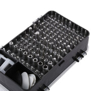 135 in 1 DIY Mobile Phone Disassembly Tool Clock Repair Multi-function Tool Screwdriver Set(Black Gray)