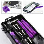 135 in 1 DIY Mobile Phone Disassembly Tool Clock Repair Multi-function Tool Screwdriver Set(Black Red)