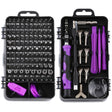 135 in 1 DIY Mobile Phone Disassembly Tool Clock Repair Multi-function Tool Screwdriver Set(Black Purple) - Screwdriver Set by PMC TechLife | Online Shopping South Africa | PMC TechLife