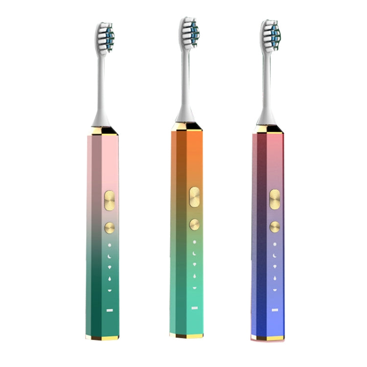 V6 Adult Magnetic Levitation Sonic Household Smart Electric Toothbrush Couple Soft Toothbrush, Style: Charge Model(Coral Pink)