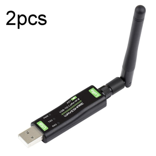 2pcs Waveshare 24516  USB To LoRa Data Transfer Module Based On SX1262 HF Version Using XTAL Crystal Oscillator - free shipping - PMC Jewellery - Order now!