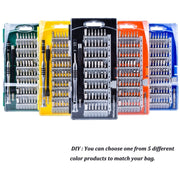 Portable Cloth Bag Mobile Phone Disassembly Maintenance Tool Multi-function Combination Tool Screwdriver Set(Yellow)