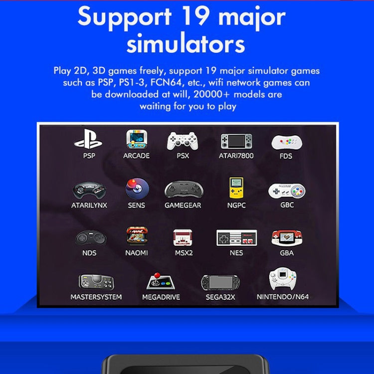 GD10 32G Built-In 10000+ Games Dual System Set-Top Box 3D Home 4K HD  TV Game Console Box UK Plug(White) - free shipping - PMC TechLife - Order now!