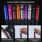 Semi-Permanent Tattoo Pen Apprentice Bleaching Lip Tattoo Eyebrow Instrument(Brown)