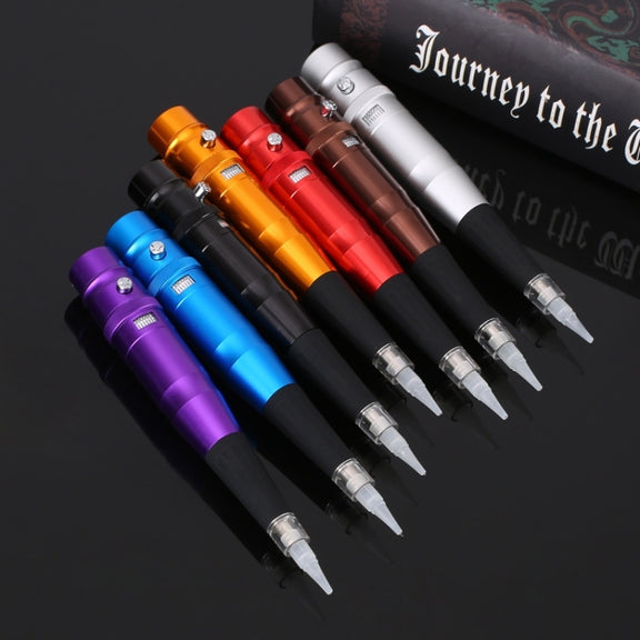 Semi-Permanent Tattoo Pen Apprentice Bleaching Lip Tattoo Eyebrow Instrument(Brown)