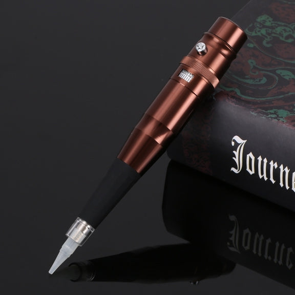 Semi-Permanent Tattoo Pen Apprentice Bleaching Lip Tattoo Eyebrow Instrument(Brown)