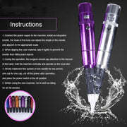 Semi-Permanent Tattoo Pen Apprentice Bleaching Lip Tattoo Eyebrow Instrument(Purple)