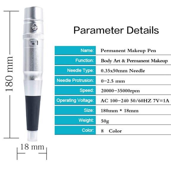 Semi-Permanent Tattoo Pen Apprentice Bleaching Lip Tattoo Eyebrow Instrument(Purple)