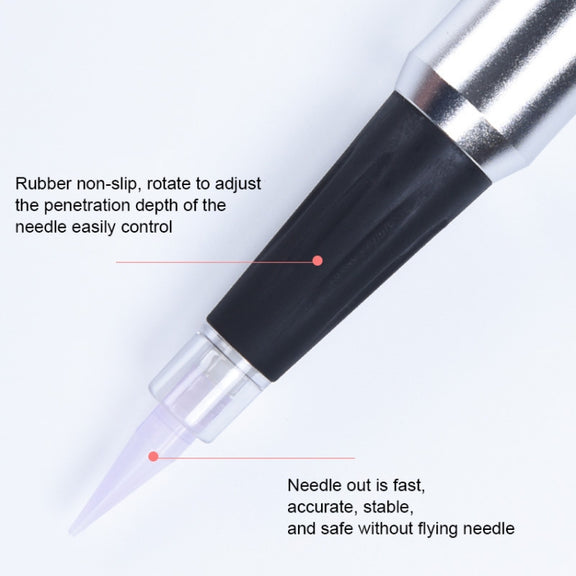 Semi-Permanent Tattoo Pen Apprentice Bleaching Lip Tattoo Eyebrow Instrument(Purple)