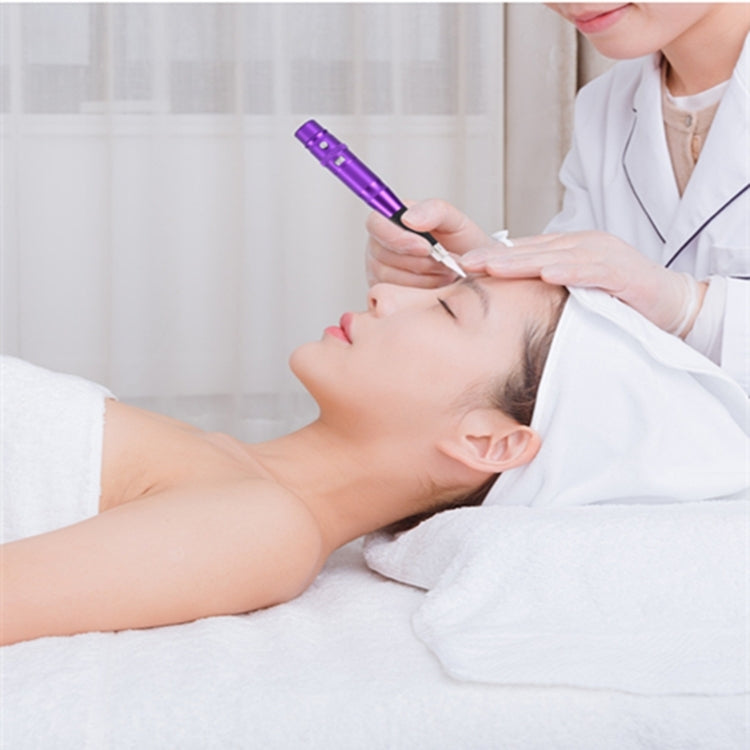 Semi-Permanent Tattoo Pen Apprentice Bleaching Lip Tattoo Eyebrow Instrument(Purple)