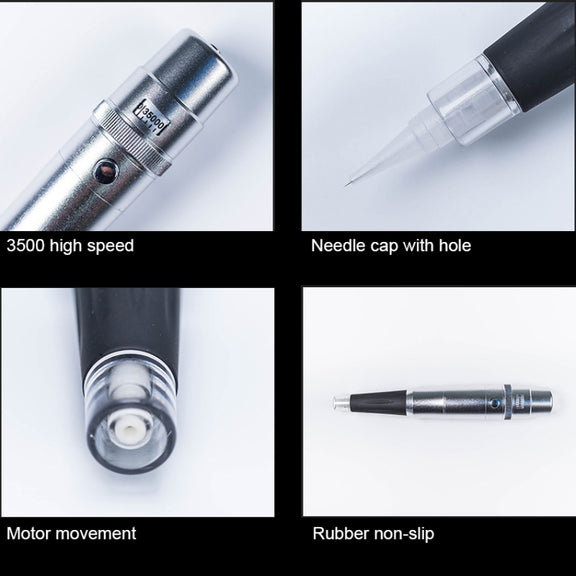 Semi-Permanent Tattoo Pen Apprentice Bleaching Lip Tattoo Eyebrow Instrument(Purple)
