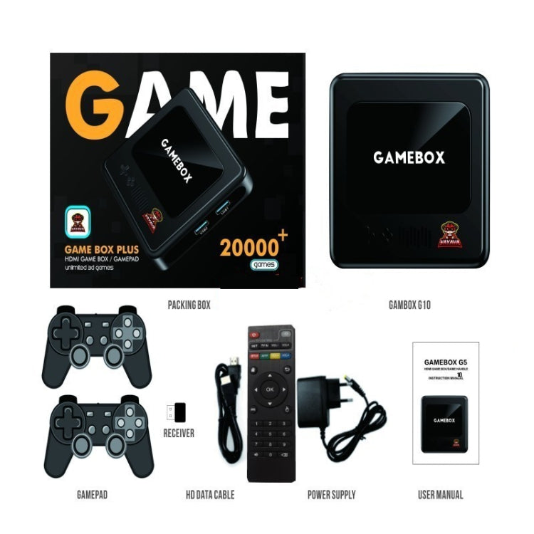 GD10 256G Built-In 60000+ Games Dual System Set-Top Box 3D Home 4K HD  TV Game Console Box AU Plug(White) - free shipping - PMC TechLife - Order now!