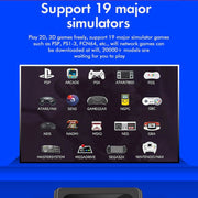 GD10 256G Built-In 60000+ Games Dual System Set-Top Box 3D Home 4K HD  TV Game Console Box EU Plug(White)