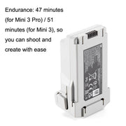 Original DJI Mini 3 Pro / Mini 3 Long Life Smart Flight Battery(White)