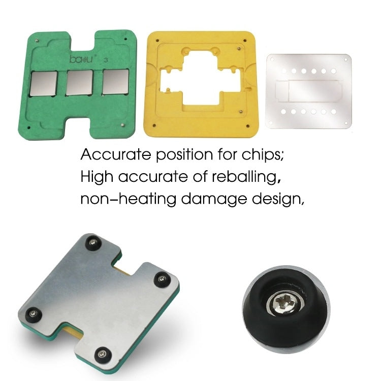 BaKu 3D BGA CPU Tin Planting Mesh Motherboard Repair Tin Planting Table For IPhone A11 - free shipping - PMC TechLife - Order now!