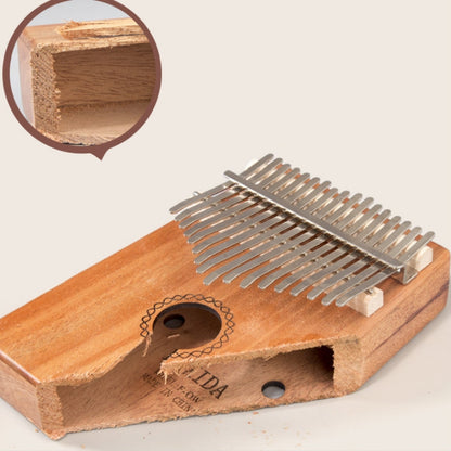 17-tone Kalimba Portable Thumb Piano, Style:Mahogany-Classic Deer - Keyboard Accessories by PMC Jewellery | Online Shopping South Africa | PMC Jewellery | Buy Now Pay Later Mobicred