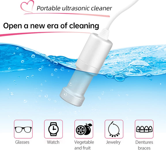 JeKen CE-9600 Household Ultrasonic Cleaner Vegetable Washing Glasses Watch Jewelry Cleaner(AU Plug)