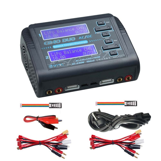 HTRC C240 Balanced Lithium Battery Charger Remote Control Airplane Toy Charger, Specification:EU Plug - free shipping - PMC Jewellery - Order now!