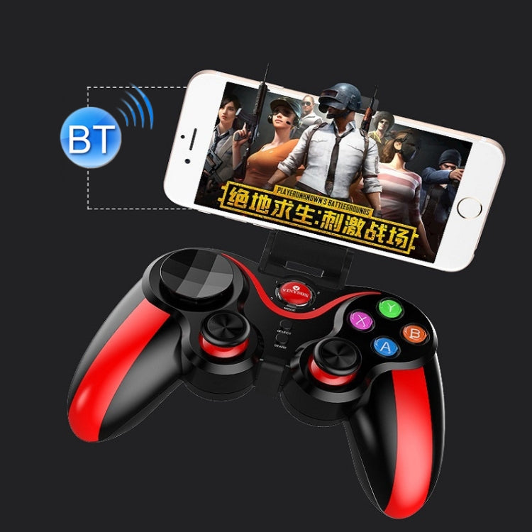 IOS Android Game Handle Bluetooth Direct Connection Handle PC TV Game Handle(013 Blue)