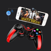 IOS Android Game Handle Bluetooth Direct Connection Handle PC TV Game Handle(013 Red)