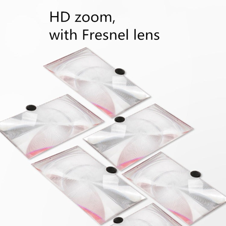 Pull-out Mobile Phone Screen Magnifier 3D Video Desktop Mobile Phone Holder, Size:10 inch(Black) - Screen Magnifier by PMC TechLife | Online Shopping South Africa | PMC TechLife