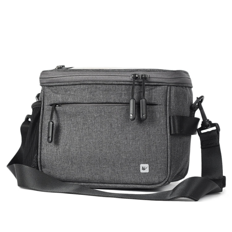 Rhinowalk Bicycle Front Handle Bag Camera Bag Waterproof 7.5 inch Large Touch Screen Navigation Mobile Phone Bag Bicycle Bag(Dark Gray) - free shipping - PMC TechLife - Order now!