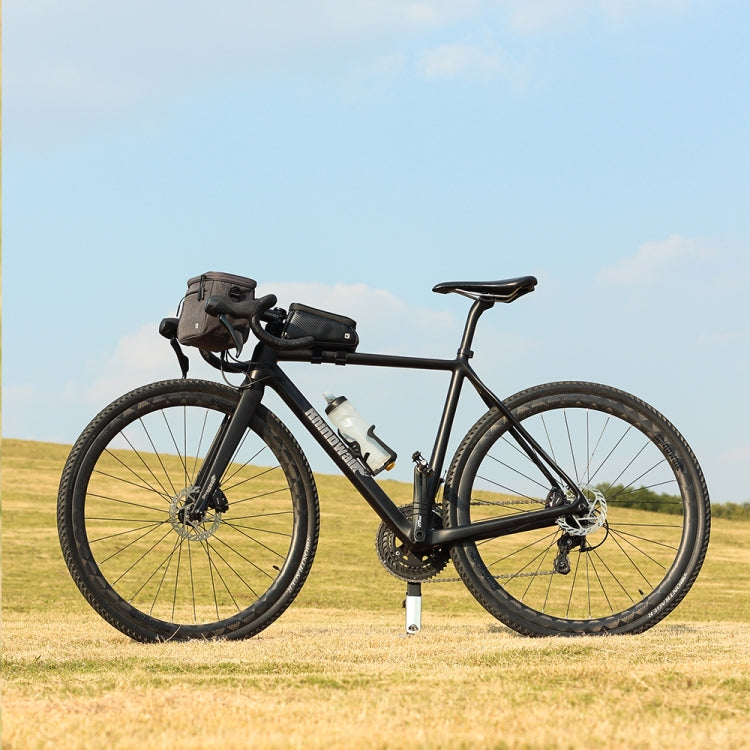Rhinowalk Bicycle Front Handle Bag Camera Bag Water-resistant 7.5 inch Large Touch Screen Navigation Mobile Phone Bag Bicycle Bag(Dark Gray)
