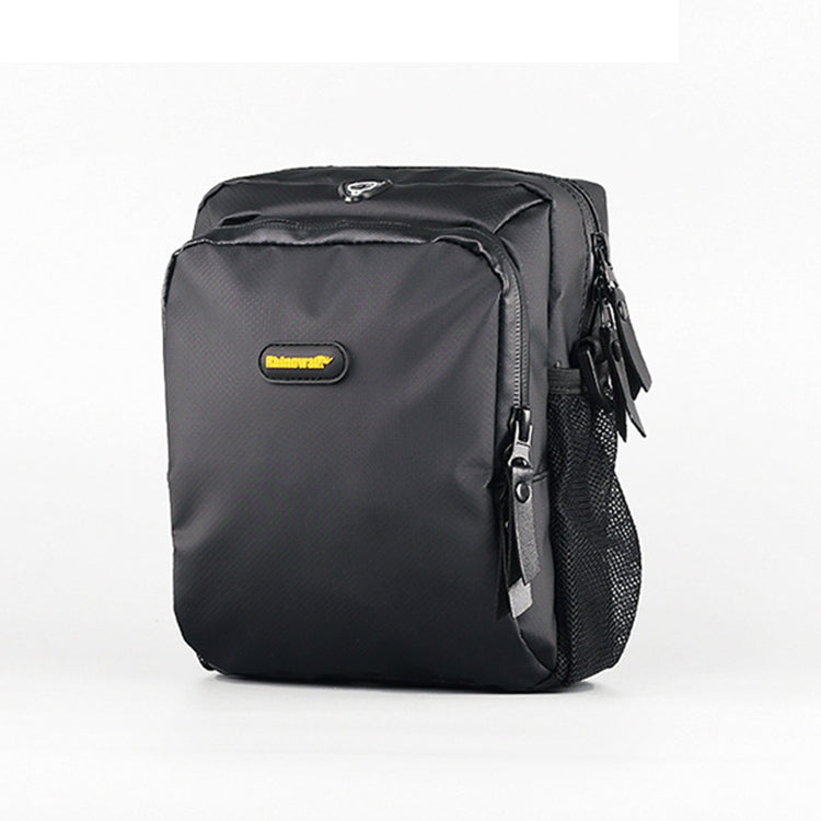 Rhinowalk Bicycle Front Bag Waterproof Handlebar Bag Folding Bike Front Bag Large Capacity Riding Bag(Matt Black) - Bicycle Bags by Rhinowalk | Online Shopping South Africa | PMC Jewellery | Buy Now Pay Later Mobicred