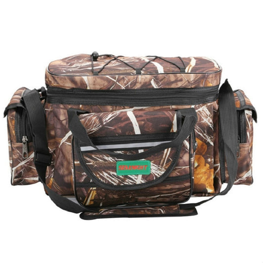 SeaKnight SK003 Multifunctional Lure Bag Shoulder Messenger Bag Fishing Gear Waist Bag(Straw) - Storage Boxes & Storage Bags by SeaKnight | Online Shopping South Africa | PMC Jewellery | Buy Now Pay Later Mobicred
