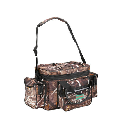 SeaKnight SK003 Multifunctional Lure Bag Shoulder Messenger Bag Fishing Gear Waist Bag(Straw) - Storage Boxes & Storage Bags by SeaKnight | Online Shopping South Africa | PMC Jewellery | Buy Now Pay Later Mobicred